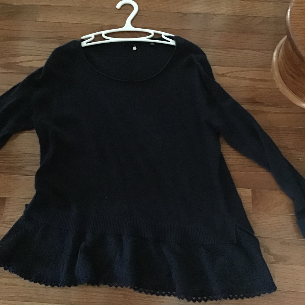Anthropologie Navy Knit Tunic size M